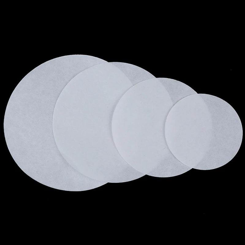 100Pcs Laboratory Filter Paper Circular Qualitative Filter Paper Medium Speed Qme