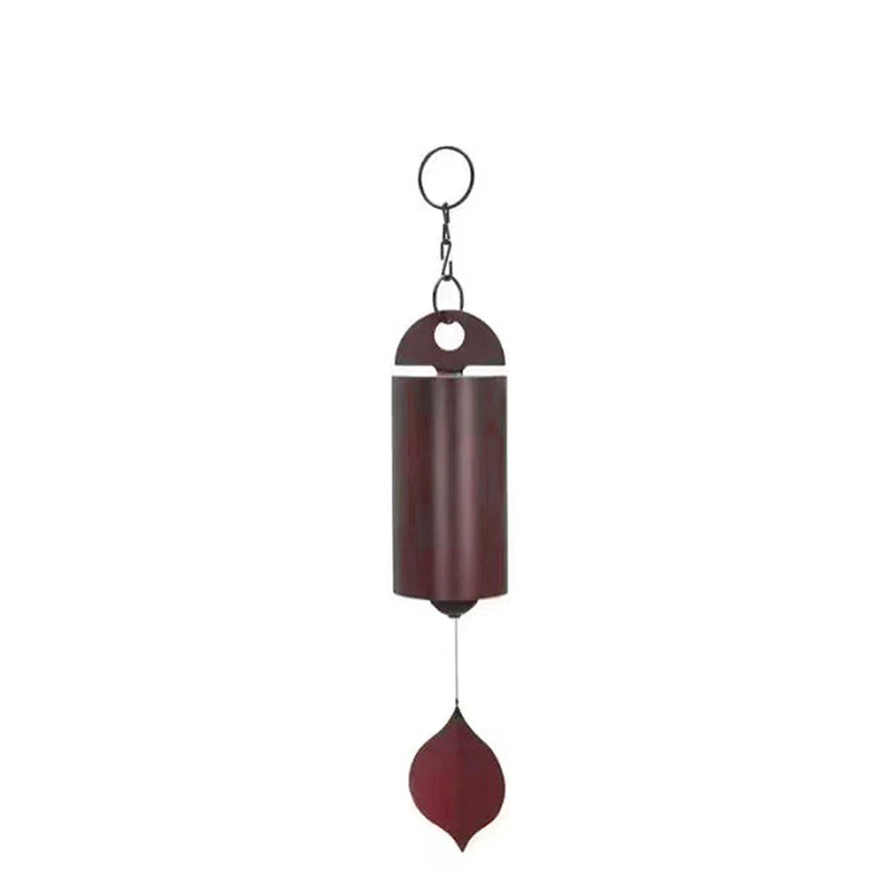 Wind Bell Retro Style Serenity Bell Wind Chimes Deep Resonance Metal Deep Tone Cylinder for Patio Yard Porch Garden Decor Qme Size S