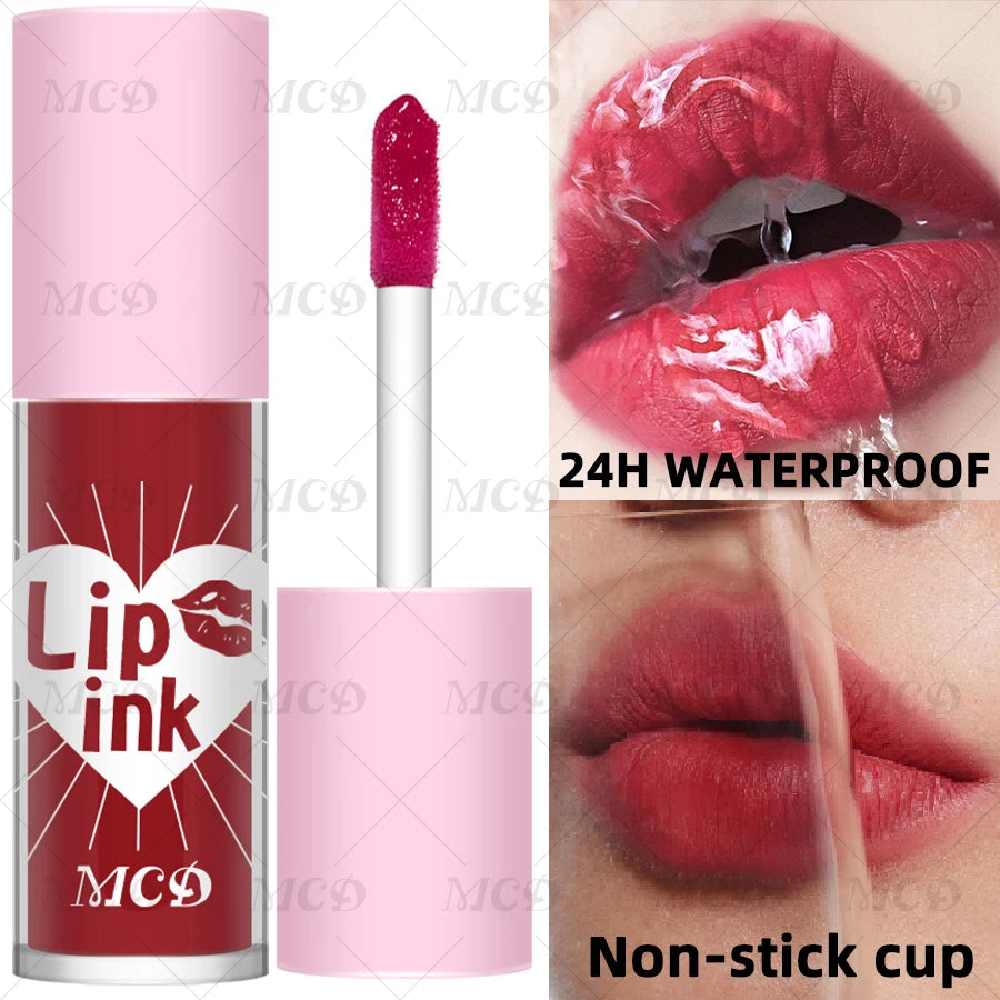 Waterproof Matte Lip Tint Long-lasting Glaze Sexy Plump Glow Oil Qme