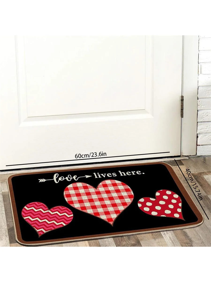 40 60cmNon Slip Floor Mat Bathroom Water Absorbent Washable Entrance Qme 1pc
