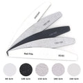Lot Nail File Mix 80 100 150 180 240 Grit Professional Sandpaper Qme Mix-randomcolor