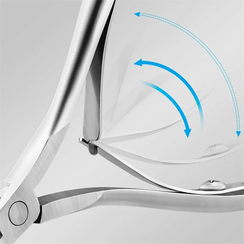 Professional Cuticle Cutter Nail Nippers Scissors Manicure Pusher Pedicure Tong Dead Skin Remover Nail Cuticle Regrowth Tool Qme