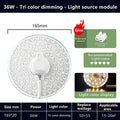 Magnetic Suction LED Panel Circle Ring Light 12W 18W 24W 36W 48W 72W Qme 36W tricolour light