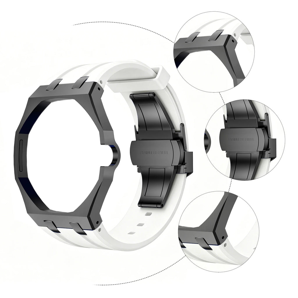 For Swatch X Royal Pop Silicone Sport Replacement Band Quick Release Scratch Proof Strap Set for Sport Activities Daily Commute Qme