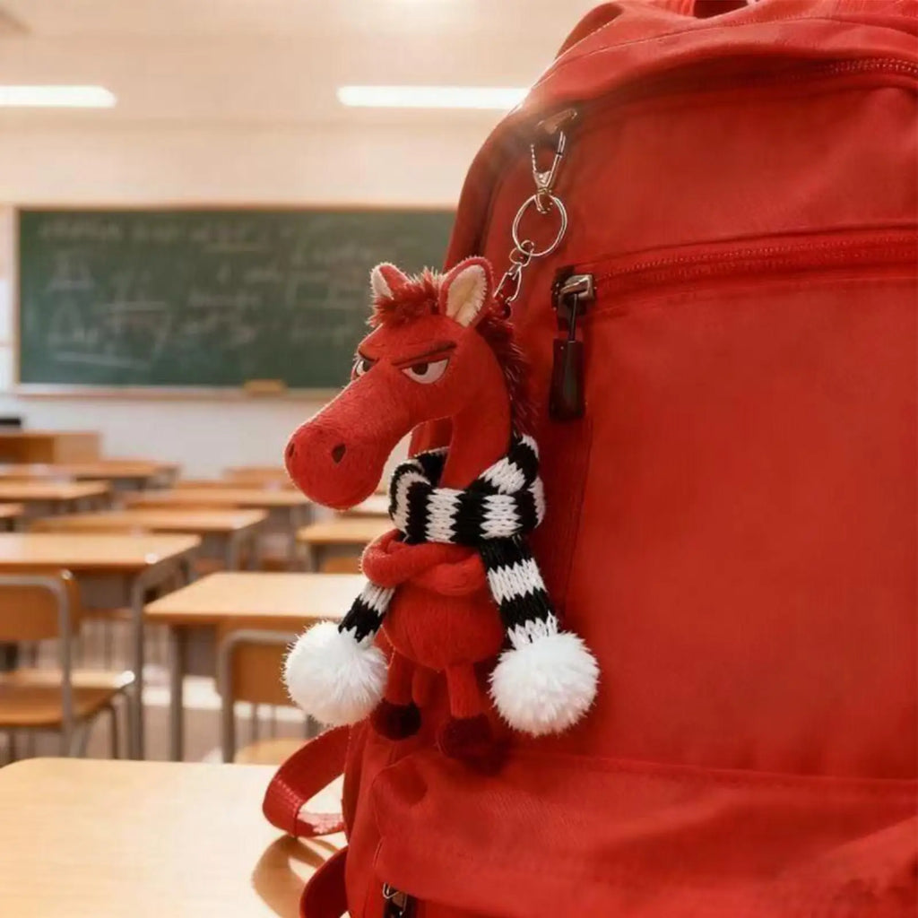 Plush Keychains Fashion 2026 Year Of The Horse Plush Keyring Horse Keyring Backpack Pendant for Men Women Boys Girls Youth Teens Qme