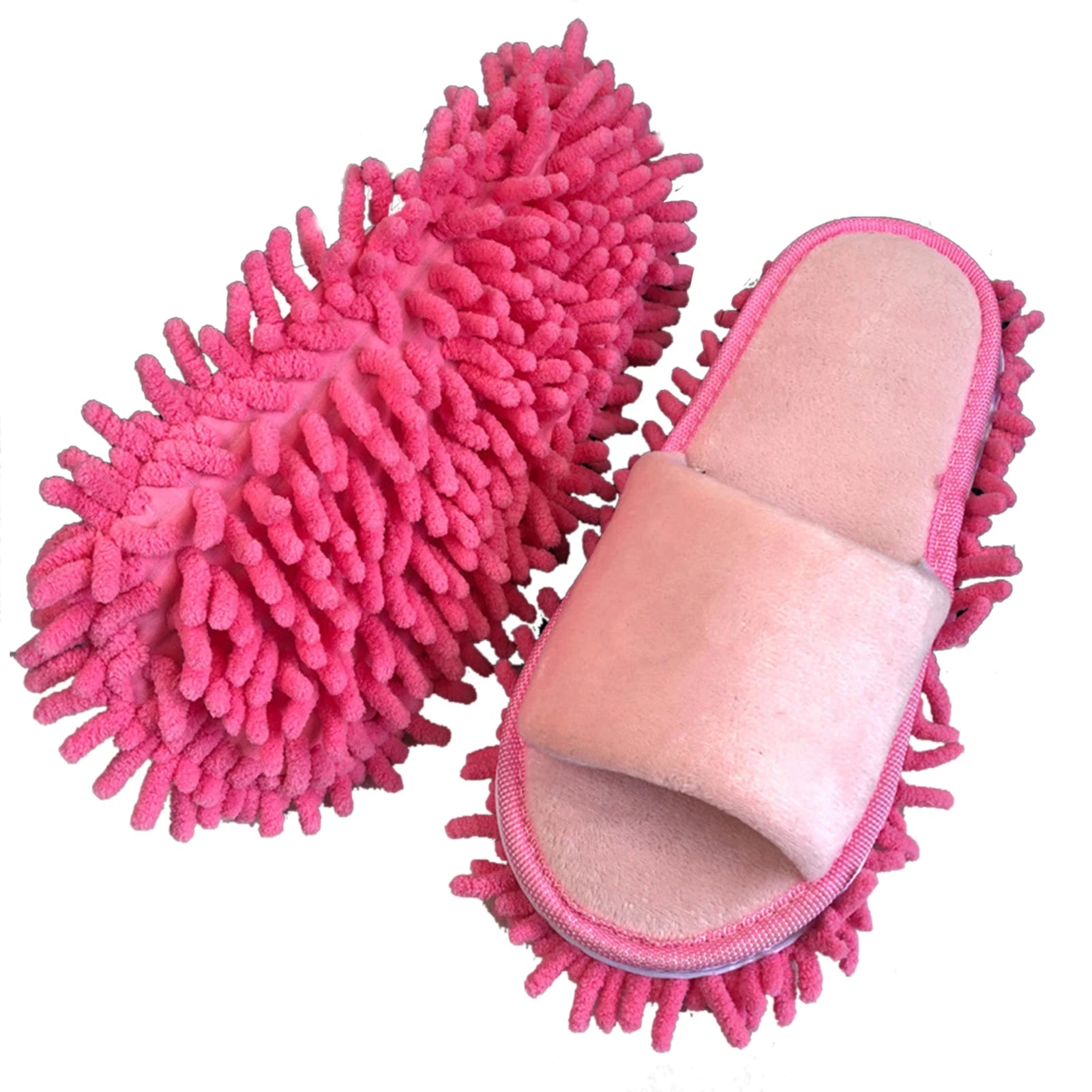 Floor Clean Socks Floor Slippers Lazy Open Toed Mop Slipper Home Use Soft Pure Color Cleaning Slipper Floor Slippers Mop Slipper Qme as picture