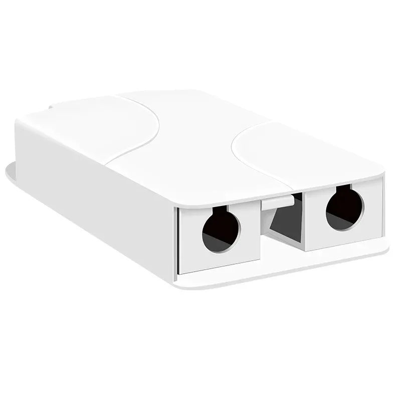 1PCS POE Switch 4-Port Gigabit 48V Cascading Repeater 1 Input 4 Output Waterproof Box Qme