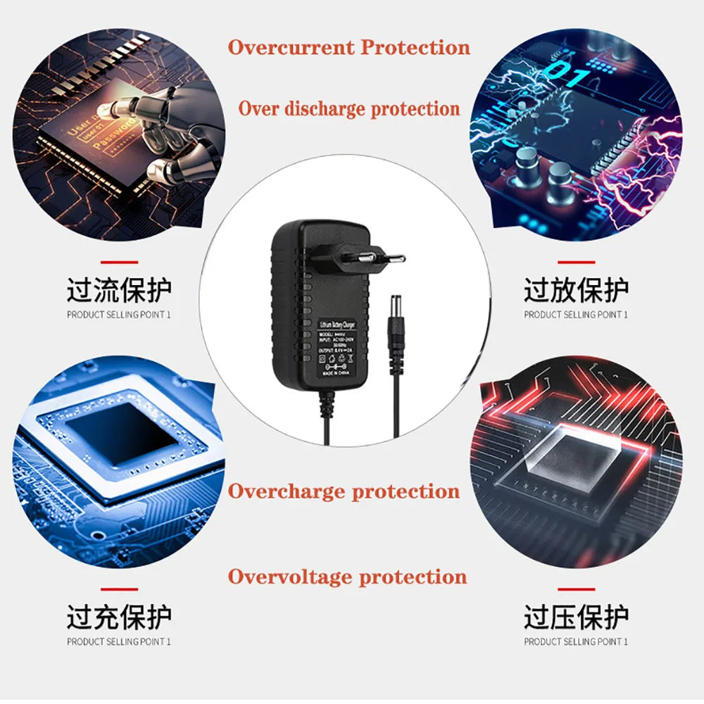 28.8V 0.8A Lead acid Battery Charger DC 5.5*2.1MM Qme