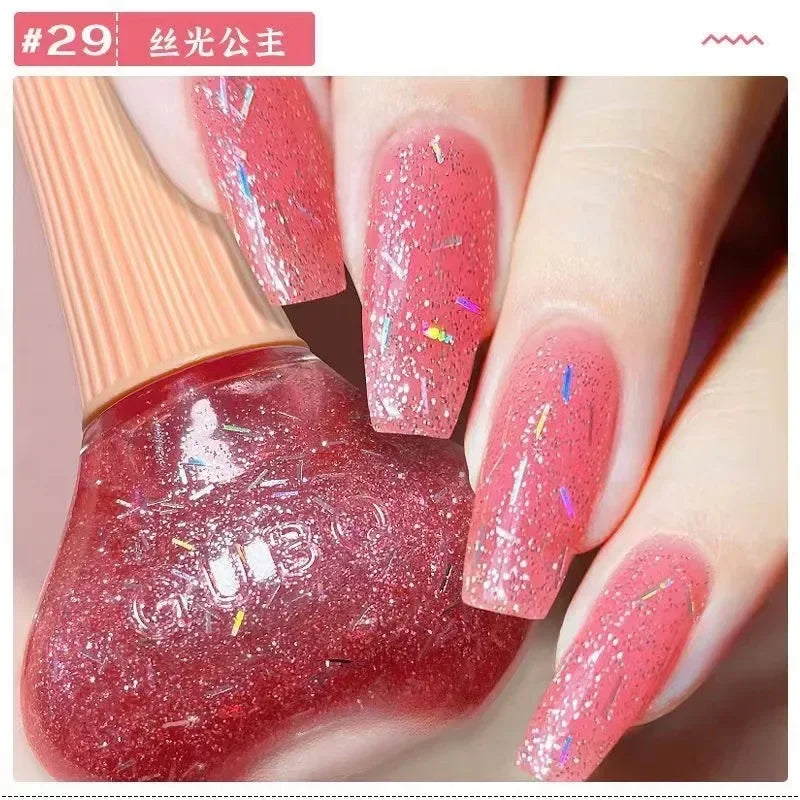 45 Colors Nail Polish Oil-based Nails No-bake Quick Dry Non-tear