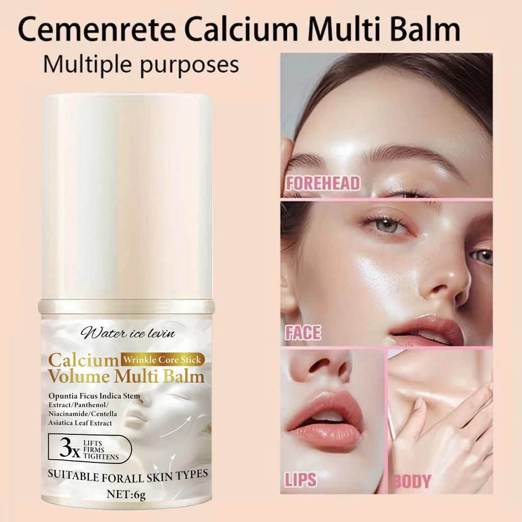 Bee Venom Neck & Facial Care Stick - Calcium Wrinkle Core & Volume Multi Balm with Collagen & Plant Extracts. Qme