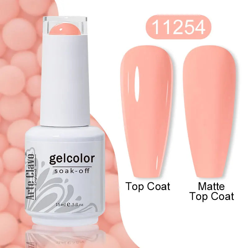 Arte Clavo Gel Nail Polish Spring 140 Colors Summer Decoration Semi Qme
