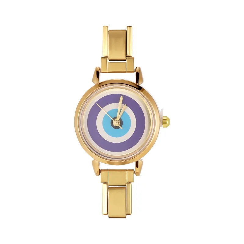 Wholesale Fashion Gold Sliver Color Round Women Watch Luxury Analog Wristwatches Reloj Mujer Girls Clock Gift（Without Box） Qme Style 15