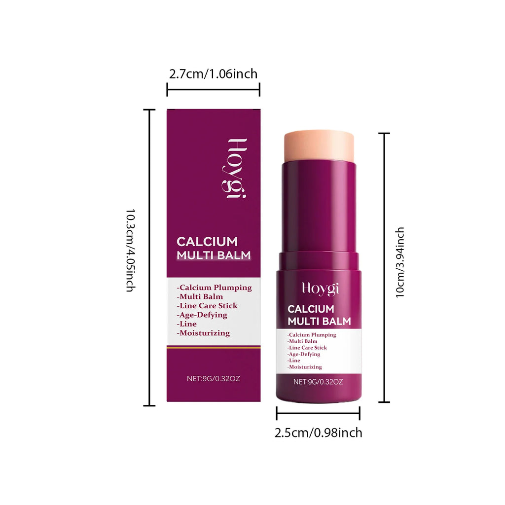 Calcium Multi Balm Firming Lightweight Hydrating Face Balm Tightening Smoothing Moisturing Stick Daily Skincare Qme