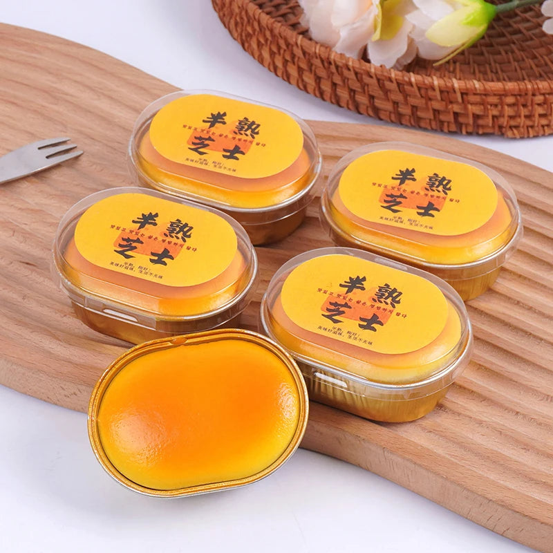Cheese Bread Squeeze Toy Slow Rising Sensory Squishy Office Stress Qme Default Title