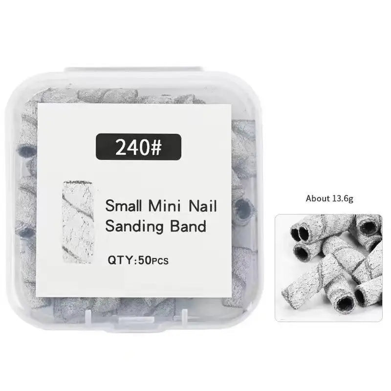 Durable Mini Nail Sanding Bands Electric Drill Professional Care Tools Qme 7