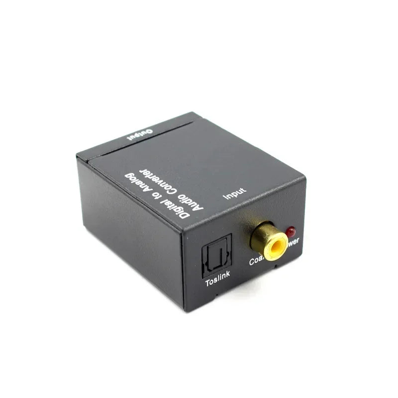 1080P Resolution Audio Converter Decoder for Audio Line, Coaxial/digital Fiber To Analog Qme