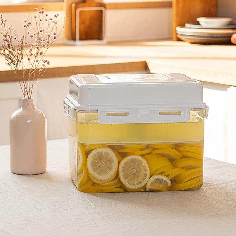 Gherkin Sauerkraut Kimchi Storage Container Fermentation 4 Pickle Jar Qme