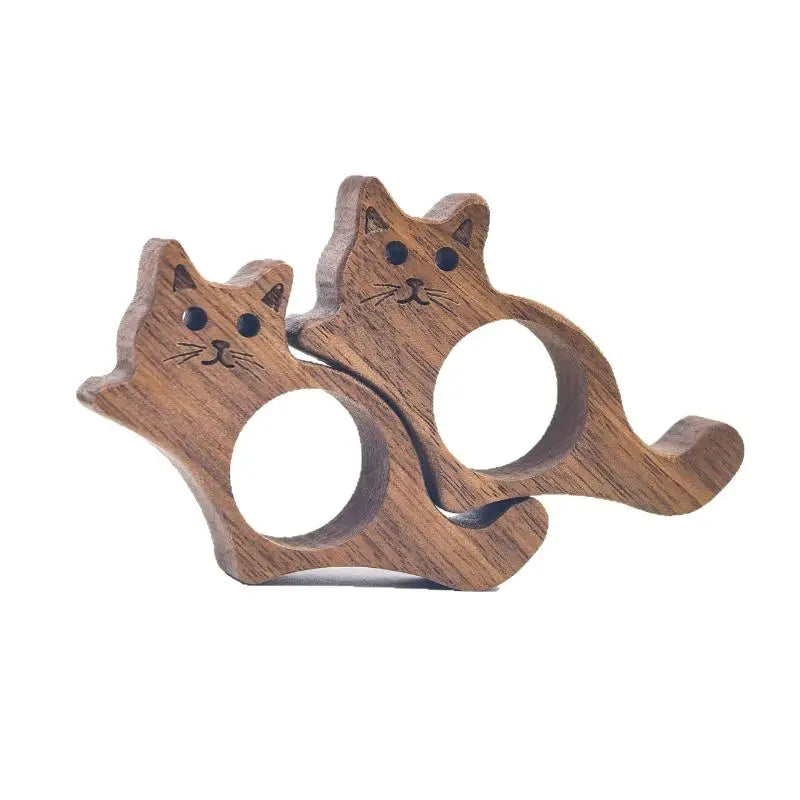 Cute Wooden Book Page Holder Dog Shape Marking Sign Reading Bookmark Qme