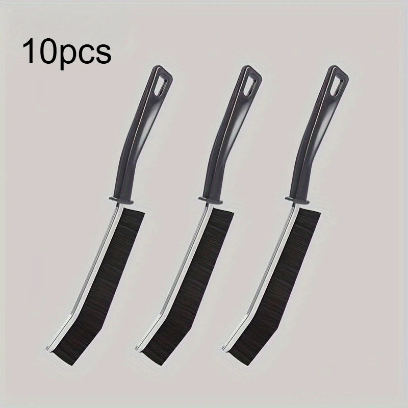 Crevice Cleaning Brush, Hard Bristle Gap Cleaner For Bathroom Kitchen Tile Grout, Multi-purpose Deep Clean Tool Qme 10pcs