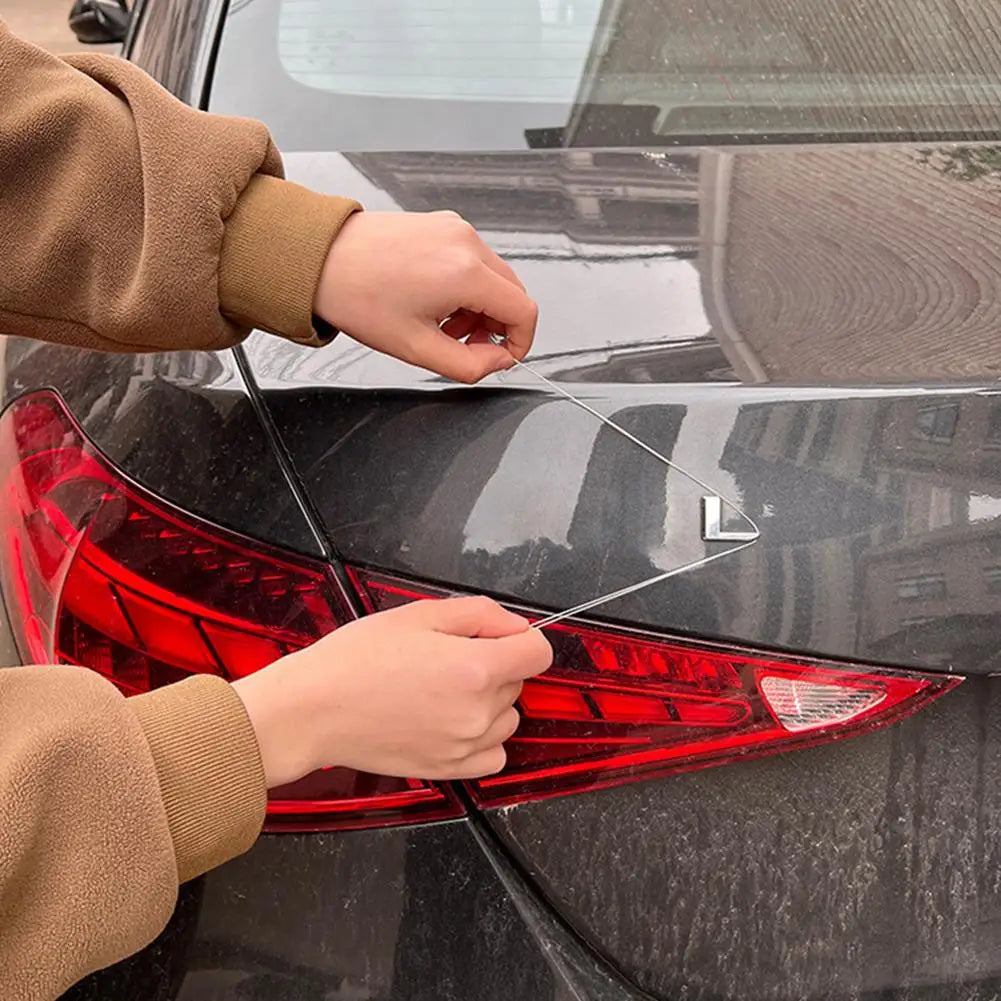 Car Logo Removal Tool No-scratch Pry Vehicle Emblem Spoiler Stripping Qme