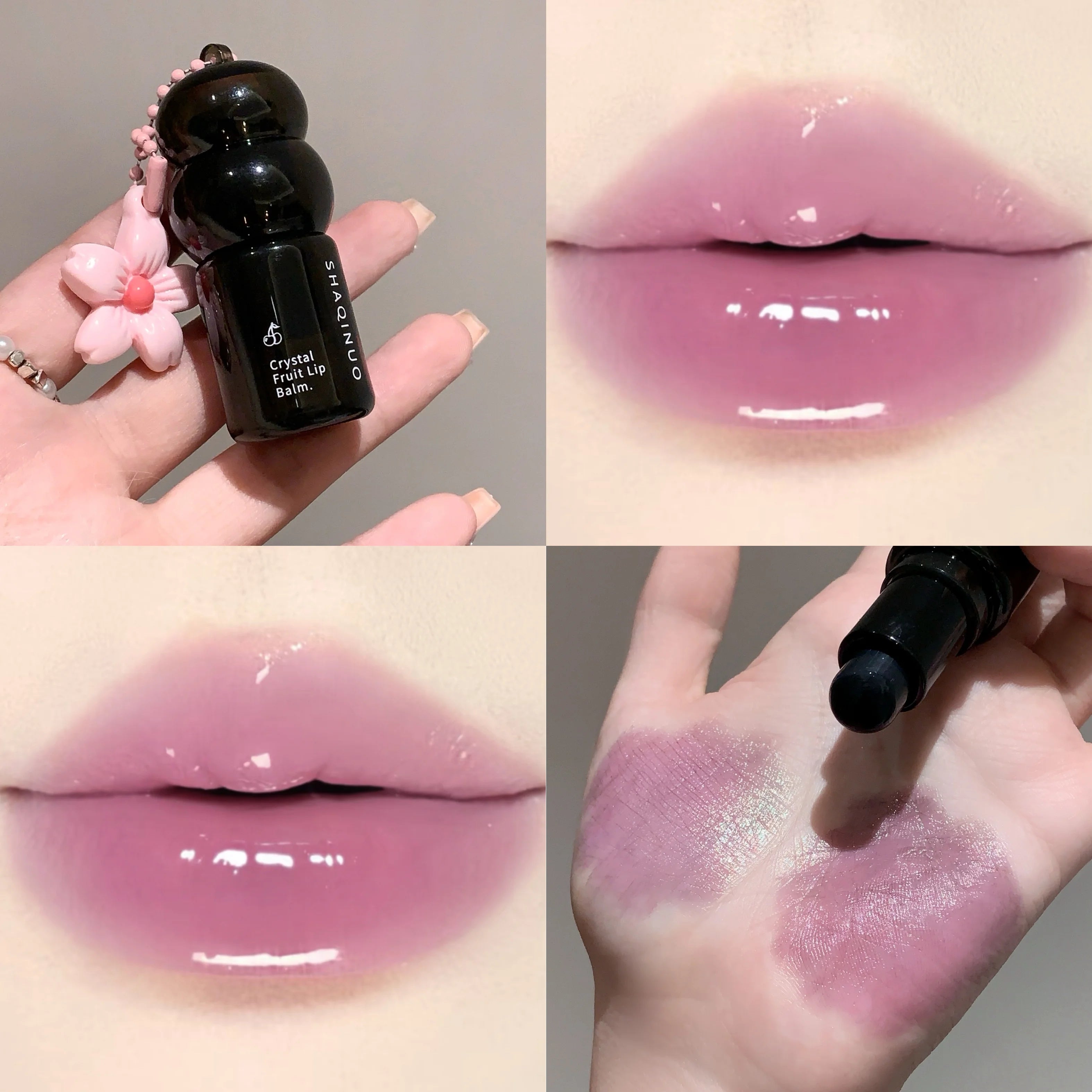 Hydrating Fruit Lip Balm Pendant Tinted Moisturizing Care Fall Winter Qme S9052-05