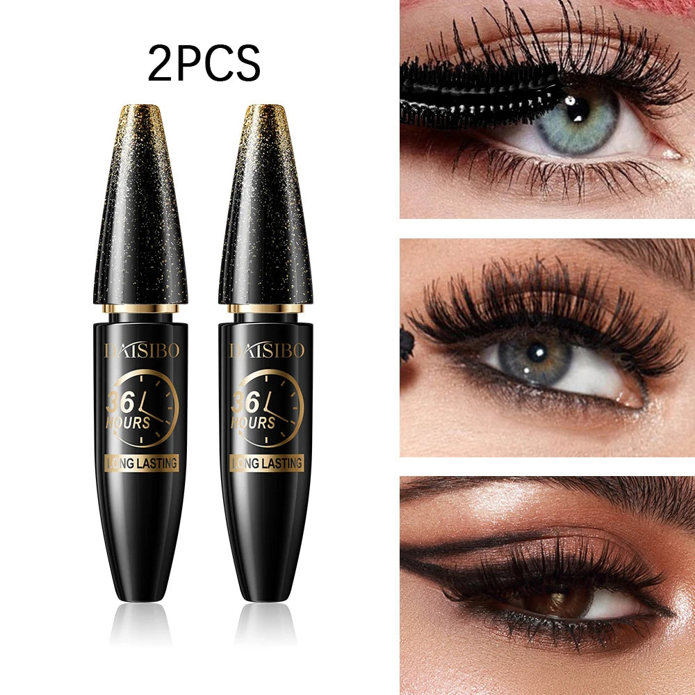 Eye Black Non Greasy Curling Effect Makes Eyes Brighter Eyeliner Qme 2PCS