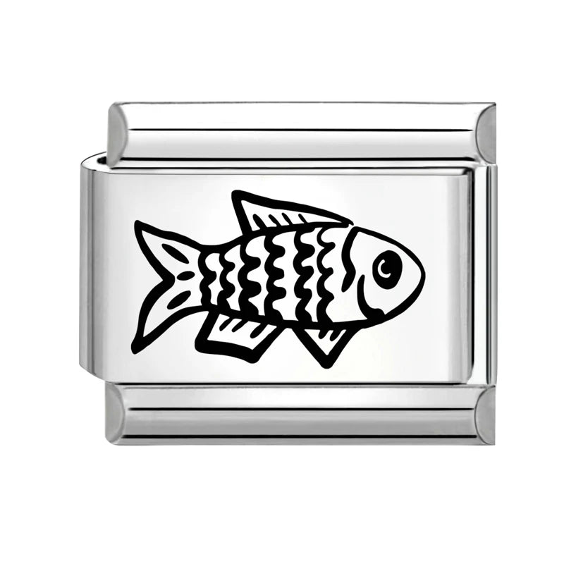 2026 Design Jellyfish Shell Pearl Turtle Laser Engraving Italian