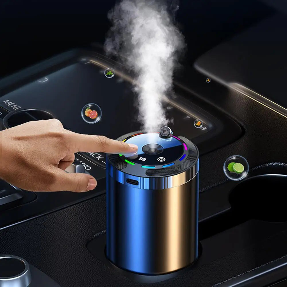 Car Electric Air Diffuser Aroma Freshener Vent Essential Oil Mist Qme