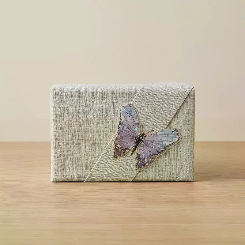 3D Hollow Colorful Butterfly Wall Stickers PET Waterproof Decorative Qme