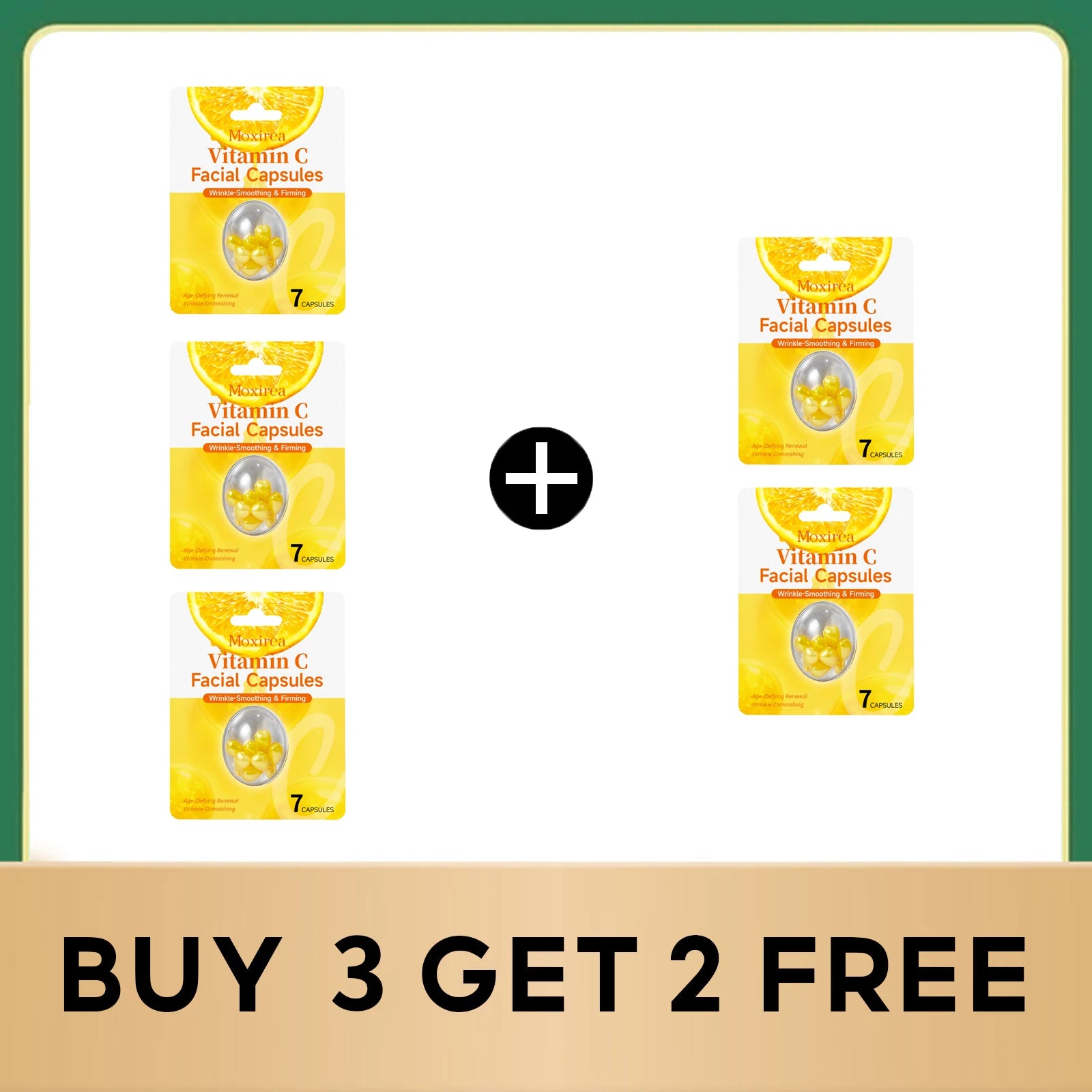 Vitamin C Extract Capsule Brightening Skin Firming Lifting Fade Fine Lines Smooth Moisturizing Repair Collagen Face Care Essence Qme Buy 3 get 2 free