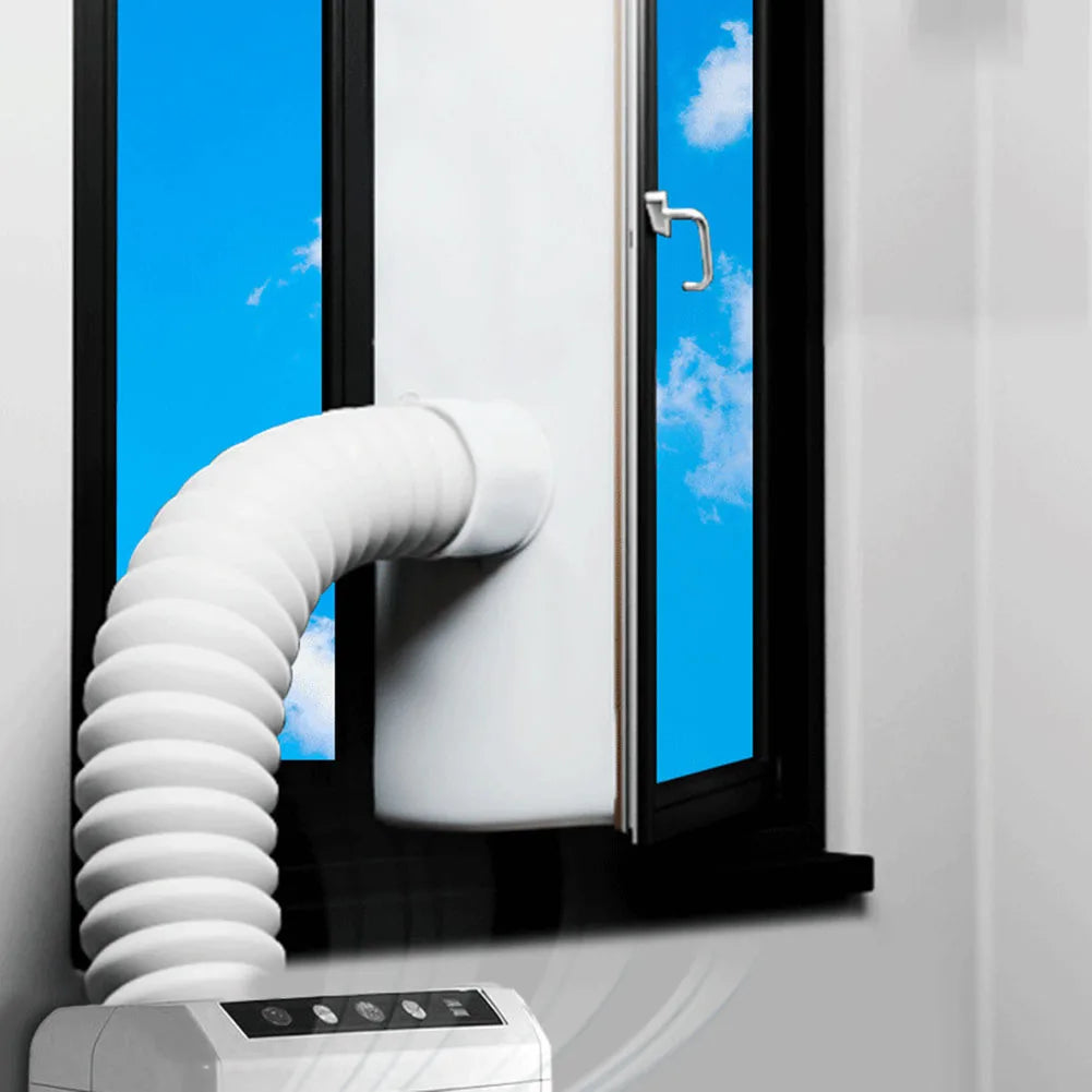 3/4/5M Portable Air Conditioner Sealing Cloth Baffle Side Opening Window Sealing Cloth Sealing Plate Window Seal With Drawstring Qme