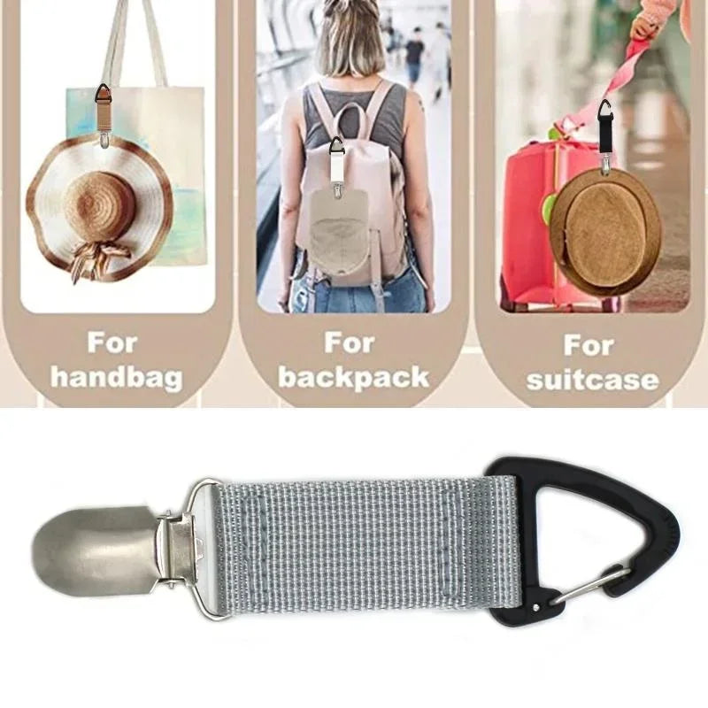 Hat Clips Holder Travel Magnetic Keeper Clip Backpack Luggage Outdoor Qme