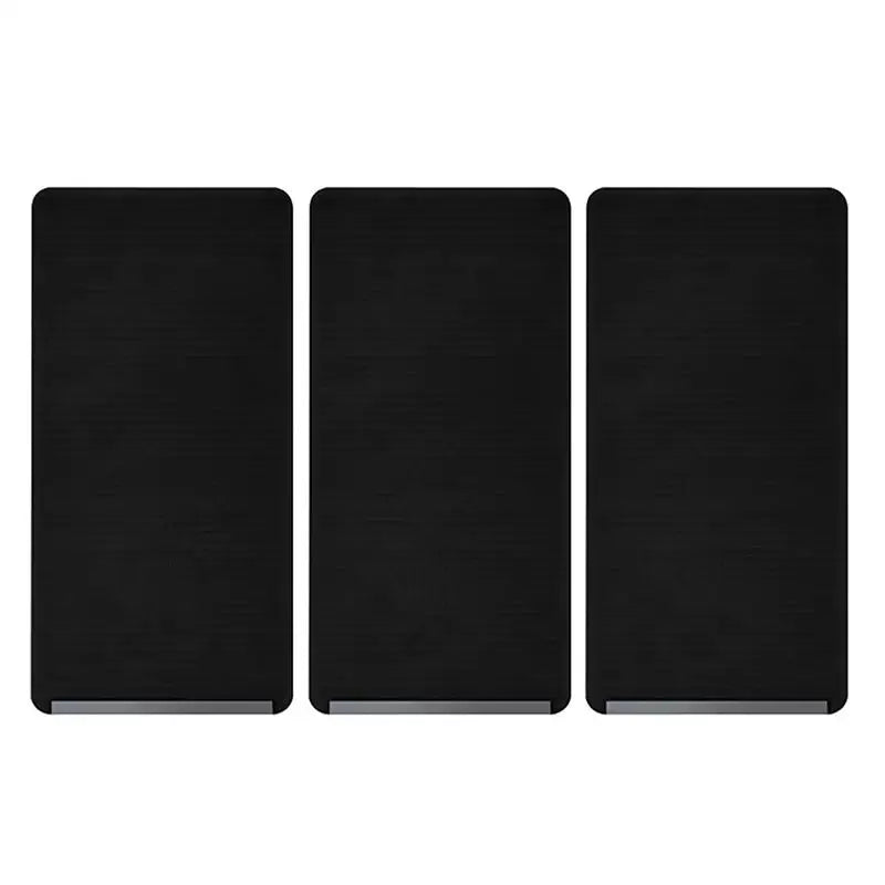 Flexible Foldable Phone Stand Silicone Tablet Holder Adjustable Lazy Qme 3PCS Black
