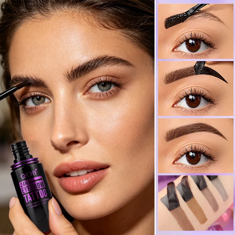 Tear Off Dye Eyebrow Cream Waterproof Sweat Proof Long-lasting Fixing Qme