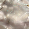 Luxury Stars Chain Nail Stickers Holography Gold Silver Wavy Star Qme A
