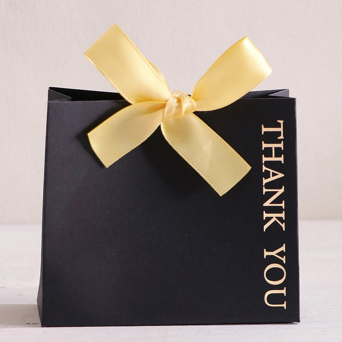 5-Pack Luxury Mini Gift Boxes for Special Occasions - Elegantly Designed for Candies, Chocolates and Small Gifts, Perfect for We Qme 5Pcs-Black-Yellow Other Other