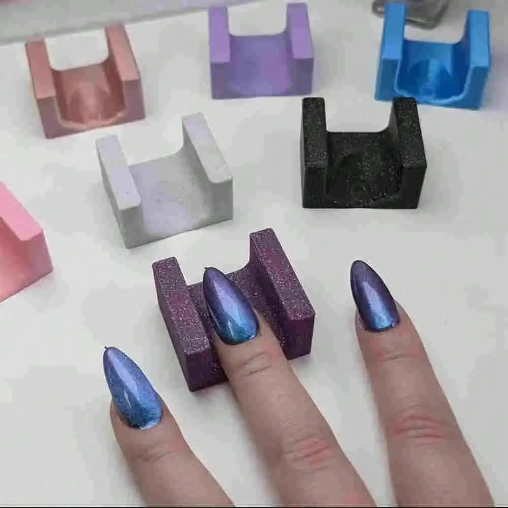 Nail Magnetic Tools 3D Printed DIY Fixators Suede Artnail Art Spill Qme