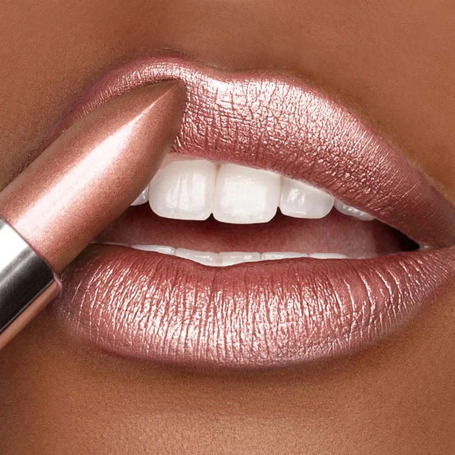 Metallic Lipstick Longlasting Glitter Lip Glaze Waterproof Moisturize Qme