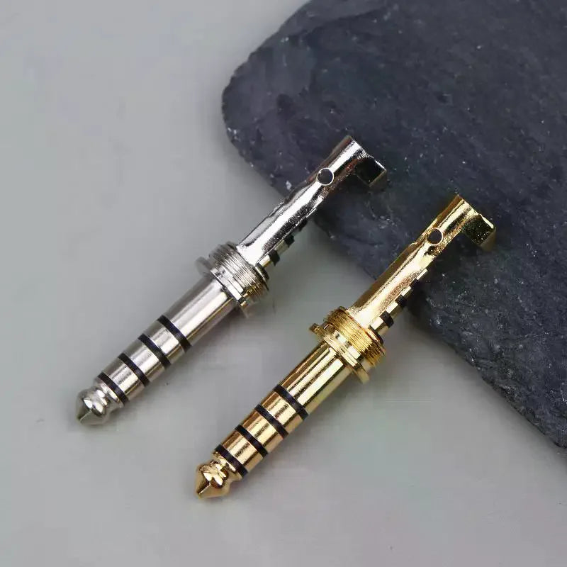 Professional 5Pole Balanced Plug Copper Rhodium Plated Clip Qme
