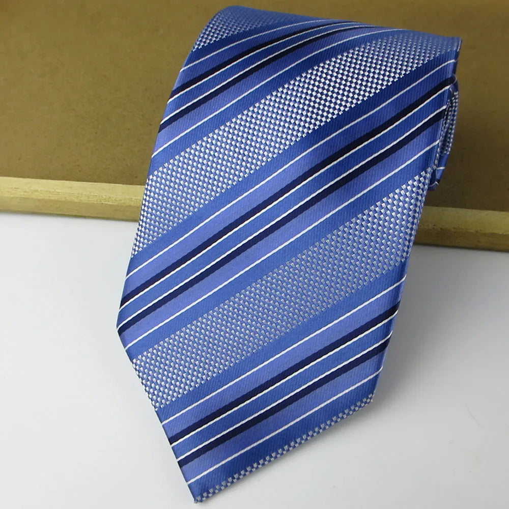 Men Silk Tie Formal Male Mens Navy Brown Groom Wedding Necktie Suit Qme rt-3