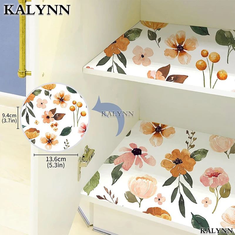 Floral Peel Stick Wallpaper Boho Flower Contact Paper Self Adhesive Qme