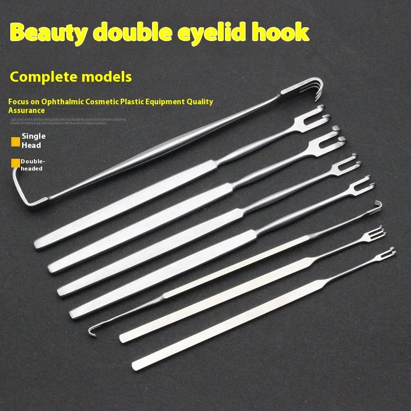 Cosmetic Plastic Double Eyelid Instrument Bag Two Claws Tooth Hook Qme