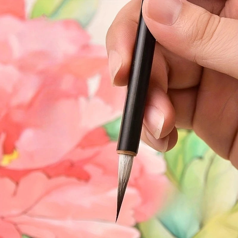 Chinese Calligraphy Painting Fine Line Brushes Meticulous Watercolor Painting Line Drawing Brushes Qme
