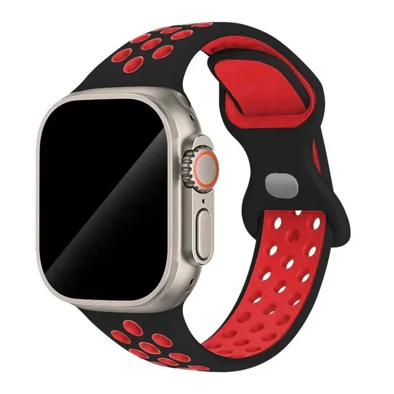 Silicone Strap Apple Watch Band Ultra 2 Sport Bracelet Iwatch Series