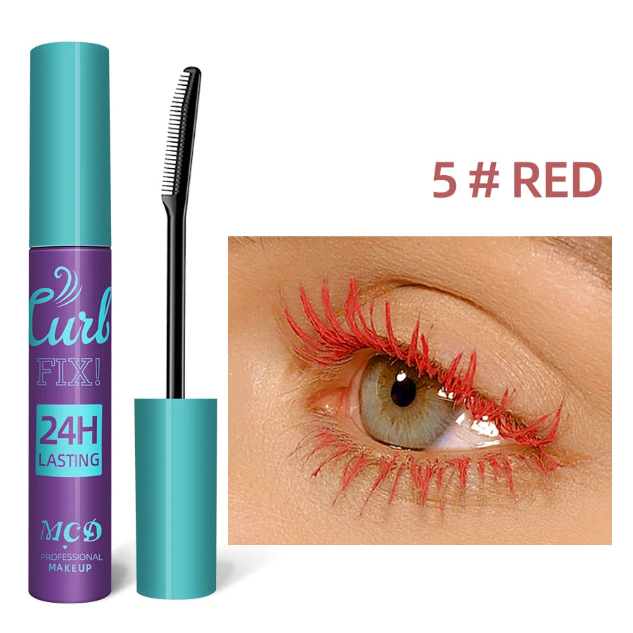 Colorful Slender Mascara Waterproof Fast Drying Curling Eyelashes Qme 5