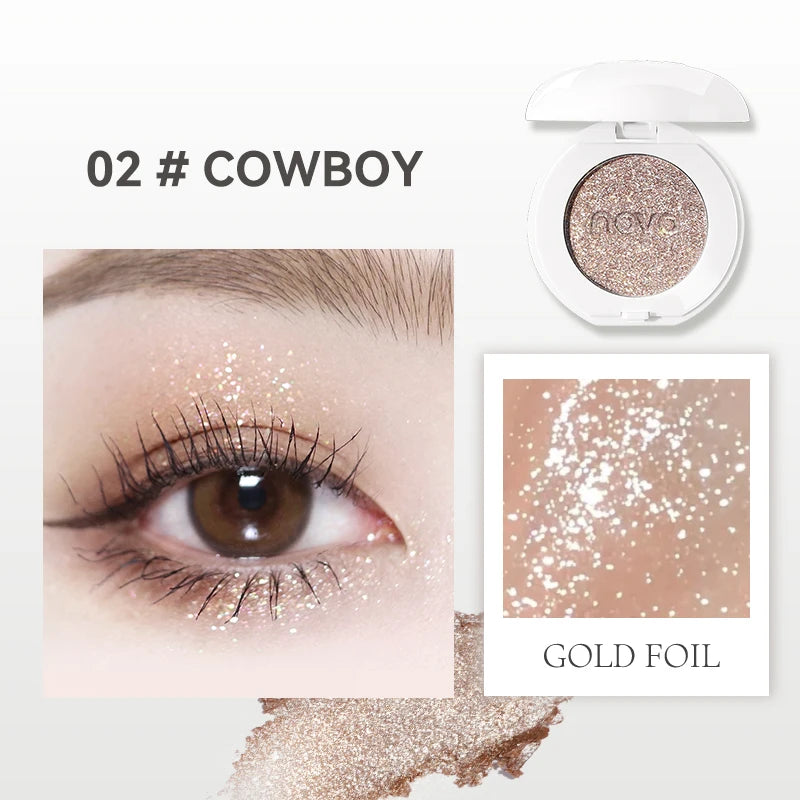 Single Glitter Eyeshadow Lightweight Matte Long Lasting Smudge Proof Qme 02