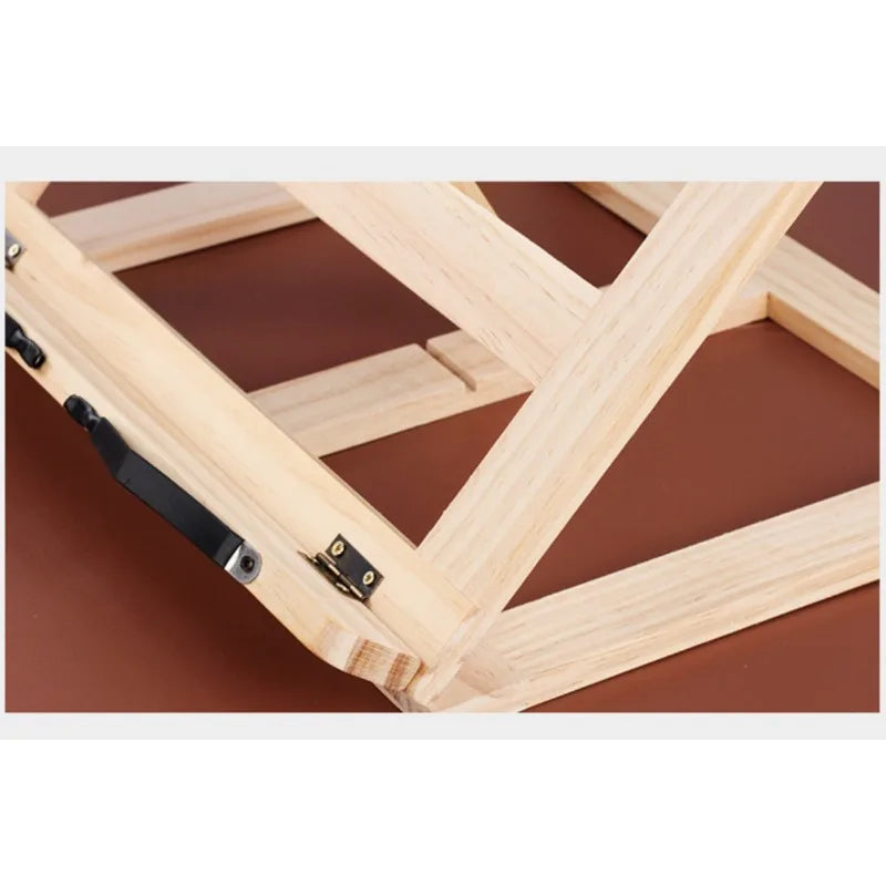 Wood Grain Reading Stand Children's Bookshelf Learning Notebook Support Stand Reading Rack Notebook Artifact Anti-myopia Book Qme