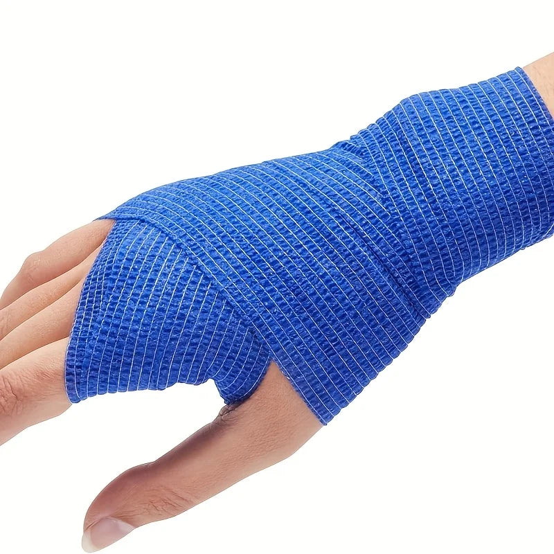 Self-Adhesive Bandage, Veterinary Tape - Breathable Elastic Adhesive Wrap Tape for Wrist, Swelling, Sports, Tattoos Qme