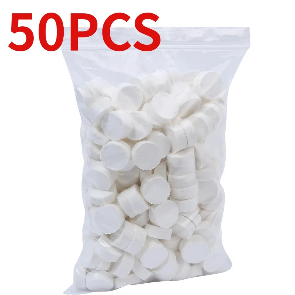 50pcs Disposable Compressed Towel Coin Tissue Travel Portable Mini Compressed Towel For Outdoor Travel BBQ Camping Face Wipes Qme