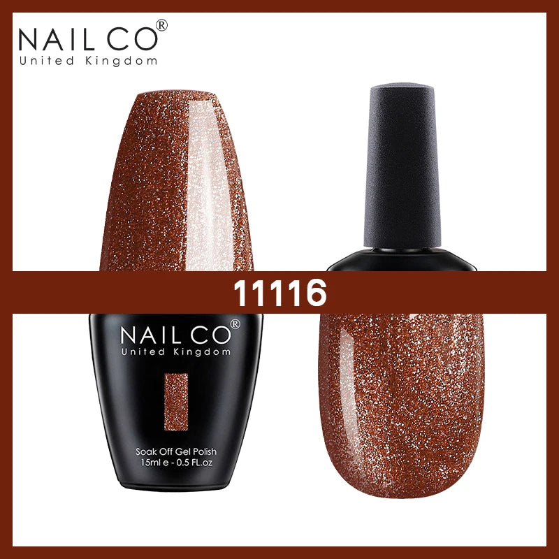 NAILCO Nude Nails Gel Nail Polish UV LED Semi-permant Varnish Hybrid